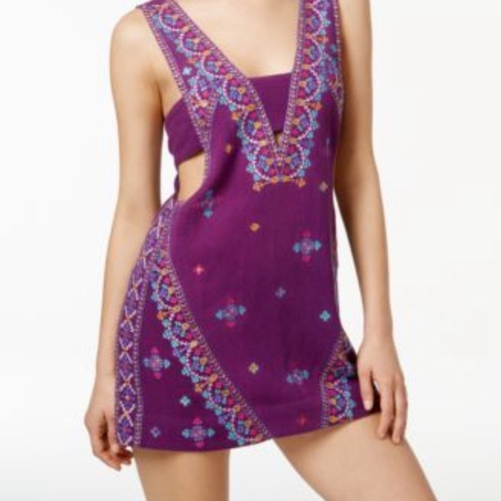 Embroidered Free People Dress